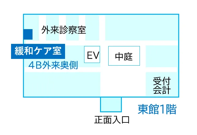 緩和ケア室　案内図