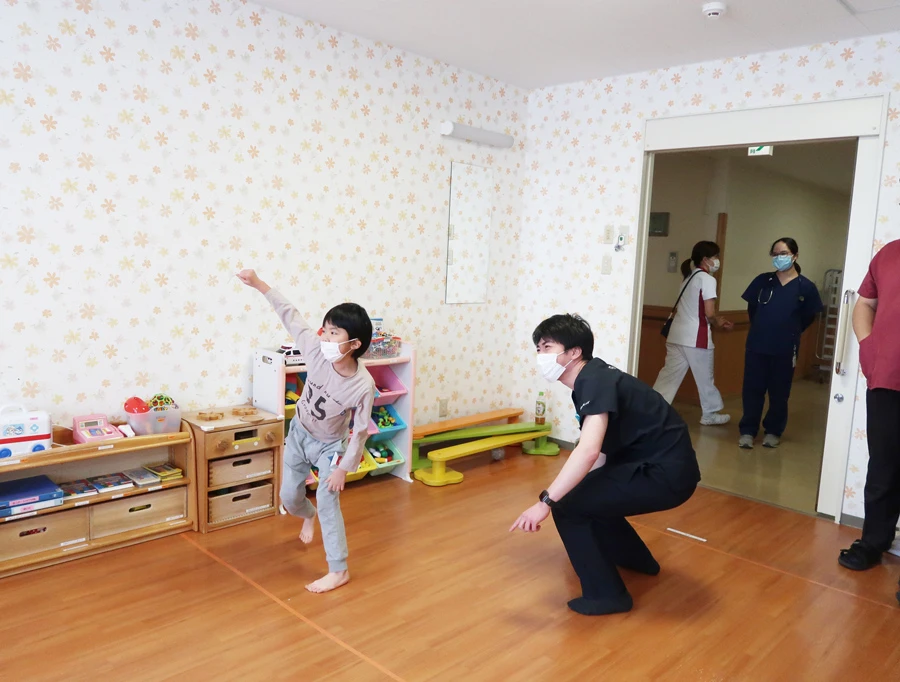 豆まきの練習もして準備は万全