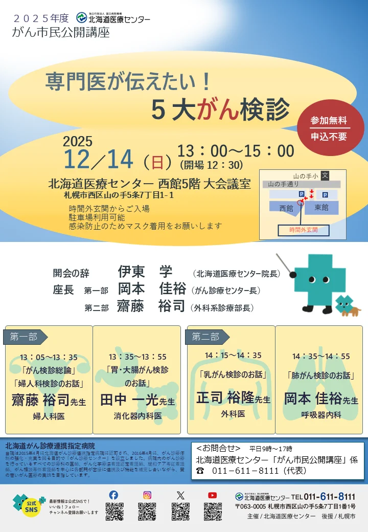 専門医が伝えたい!5大がん検診