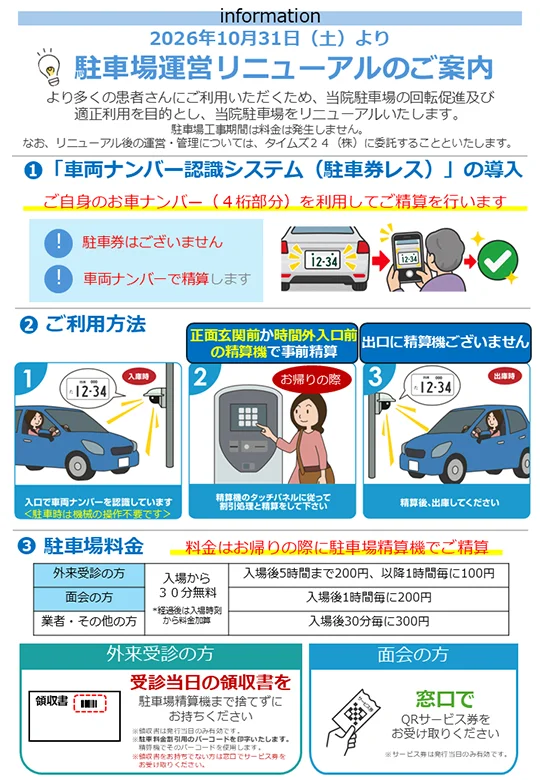 駐車場運営リニューアルのご案内PDF