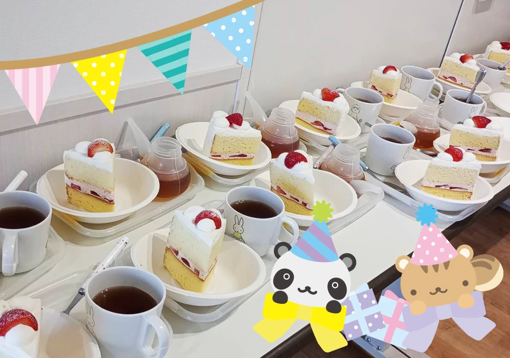 お誕生日のケーキ