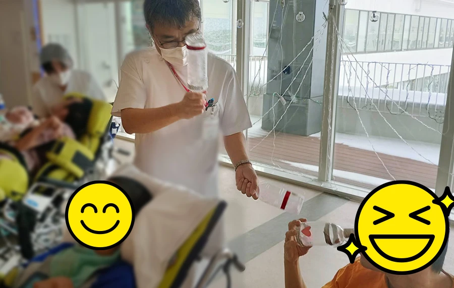 会場にはシャカシャカと心地よい音色が