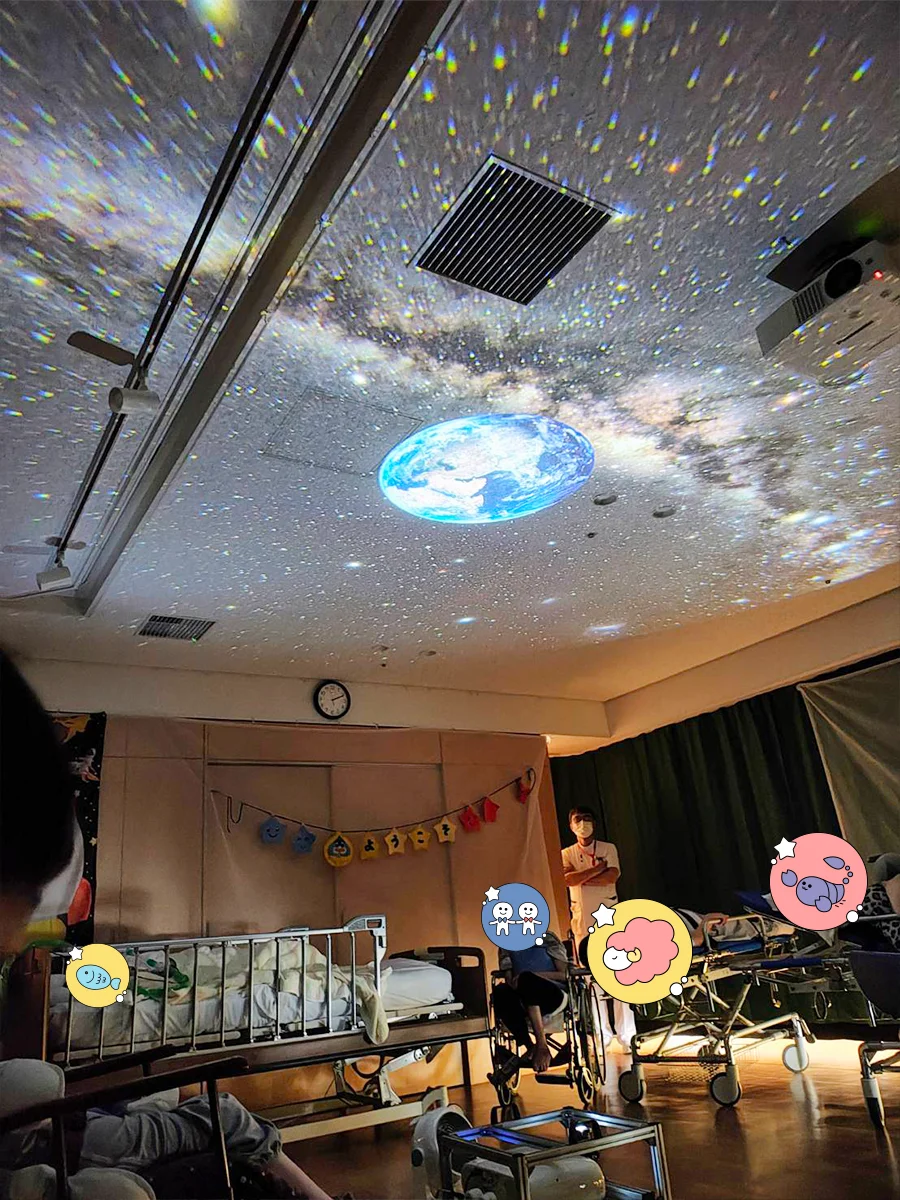 地球や様々な星々の姿
