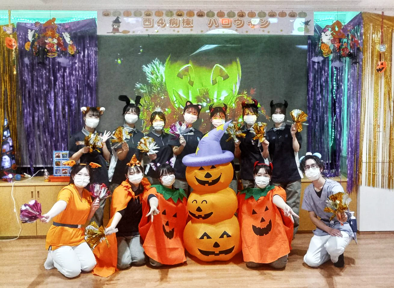 附属札幌看護学校の学生ボランティアの皆さん