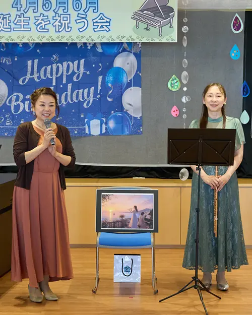 特別ゲストとして演奏するY²DUO（ワイツーデュオ）のお二人