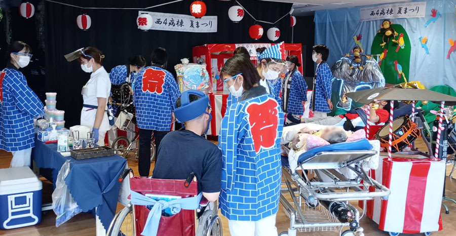 動物園がテーマのお祭り会場