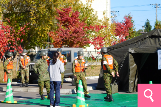 災害訓練ボランティア01